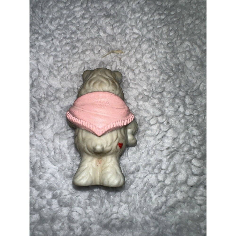 Vintage Care Bears 2 PVC Figures 80's Mini Grams And Gentle Heart Lamb Bear - Picture 4 of 6